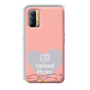 Small Hearts Customized Printed Back Cover for Realme X7