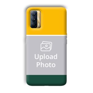 Yellow Green Customized Printed Back Cover for Realme X7