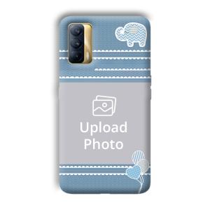 Elephant Customized Printed Back Cover for Realme X7