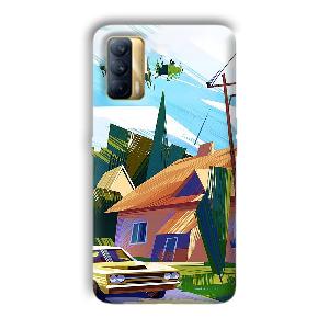 Car  Phone Customized Printed Back Cover for Realme X7