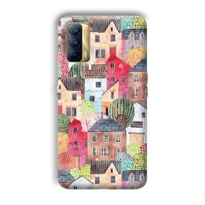 Colorful Homes Phone Customized Printed Back Cover for Realme X7