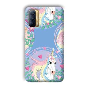 Unicorn Phone Customized Printed Back Cover for Realme X7