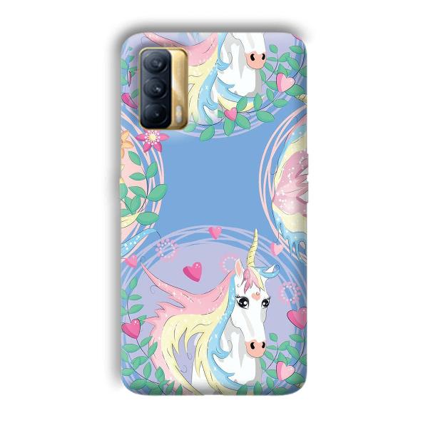 The Unicorn Phone Customized Printed Back Cover for Realme X7