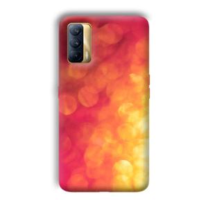 Red Orange Phone Customized Printed Back Cover for Realme X7