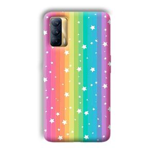 Starry Pattern Phone Customized Printed Back Cover for Realme X7