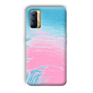 Pink Water Phone Customized Printed Back Cover for Realme X7