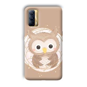 Owlet Phone Customized Printed Back Cover for Realme X7