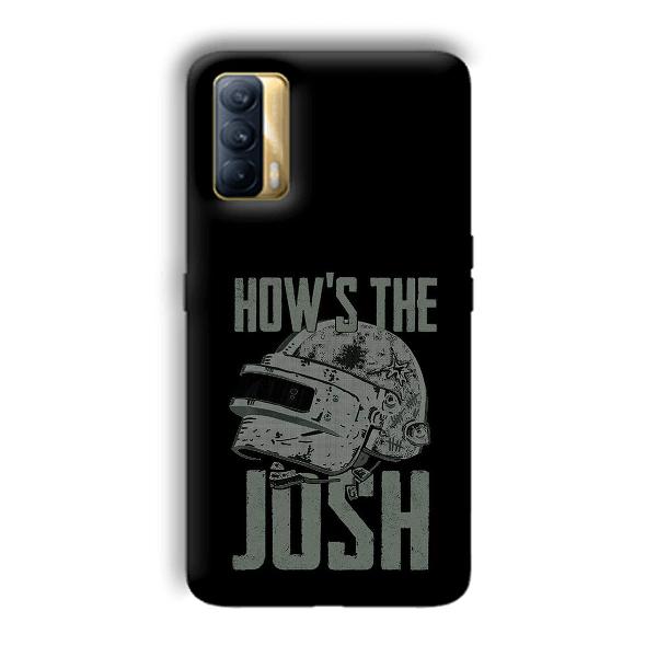 How's The Josh Phone Customized Printed Back Cover for Realme X7