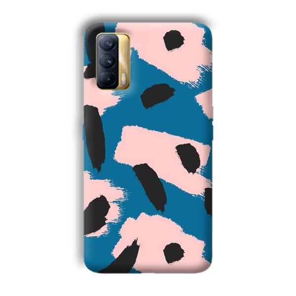 Black Dots Pattern Phone Customized Printed Back Cover for Realme X7