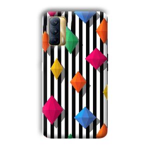 Origami Phone Customized Printed Back Cover for Realme X7