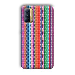 Fabric Pattern Phone Customized Printed Back Cover for Realme X7