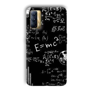 E is Equal To MC2 Phone Customized Printed Back Cover for Realme X7