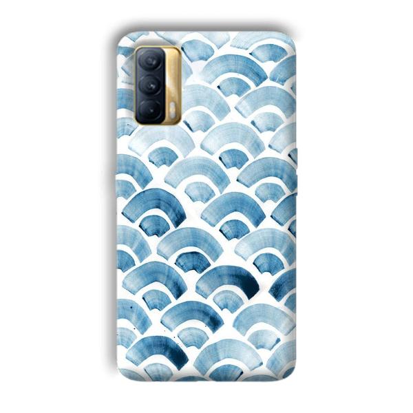 Block Pattern Phone Customized Printed Back Cover for Realme X7