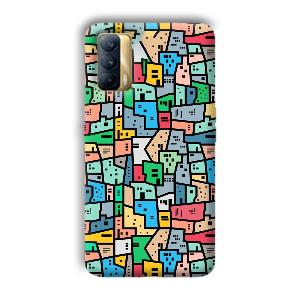 Small Homes Phone Customized Printed Back Cover for Realme X7