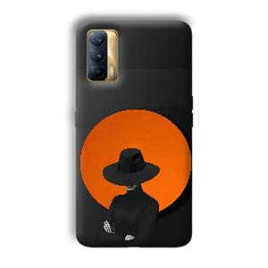 Woman In Black Phone Customized Printed Back Cover for Realme X7