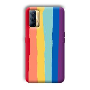Vertical Paint Phone Customized Printed Back Cover for Realme X7