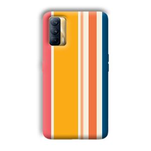 Colorful Pattern Phone Customized Printed Back Cover for Realme X7