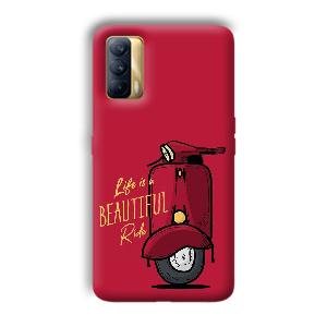 Life is Beautiful  Phone Customized Printed Back Cover for Realme X7