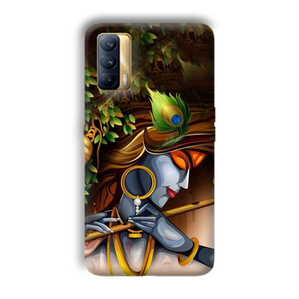 Krishna & Flute Phone Customized Printed Back Cover for Realme X7