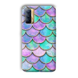 Mermaid Design Phone Customized Printed Back Cover for Realme X7
