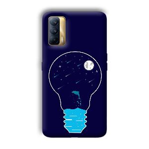 Night Bulb Phone Customized Printed Back Cover for Realme X7