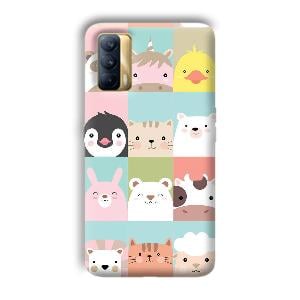 Kittens Phone Customized Printed Back Cover for Realme X7