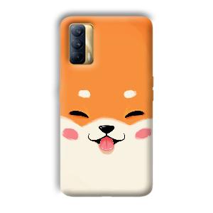 Smiley Cat Phone Customized Printed Back Cover for Realme X7