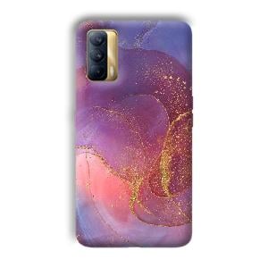 Sparkling Marble Phone Customized Printed Back Cover for Realme X7