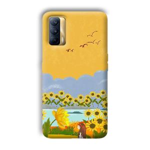 Girl in the Scenery Phone Customized Printed Back Cover for Realme X7