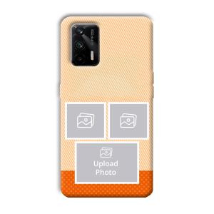 Orange Background Customized Printed Back Cover for Realme X7 Max 5G