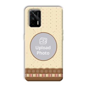 Brown Design Customized Printed Back Cover for Realme X7 Max 5G