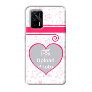 Hearts Customized Printed Back Cover for Realme X7 Max 5G