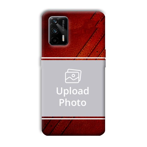 Solid Red Customized Printed Back Cover for Realme X7 Max 5G