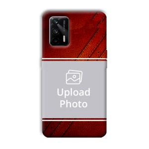 Solid Red Customized Printed Back Cover for Realme X7 Max 5G