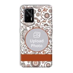 Henna Art Customized Printed Back Cover for Realme X7 Max 5G