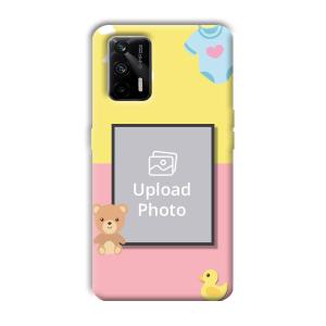 Teddy Bear Baby Design Customized Printed Back Cover for Realme X7 Max 5G