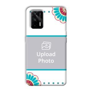 Floral  Customized Printed Back Cover for Realme X7 Max 5G