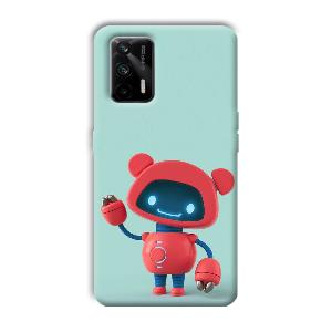 Robot Phone Customized Printed Back Cover for Realme X7 Max 5G
