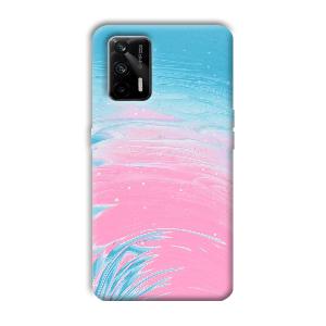 Pink Water Phone Customized Printed Back Cover for Realme X7 Max 5G
