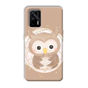 Owlet Phone Customized Printed Back Cover for Realme X7 Max 5G