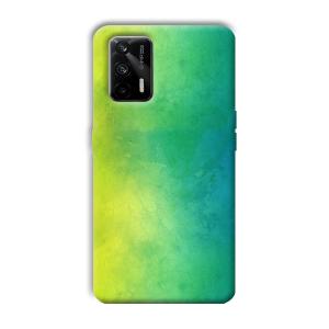 Green Pattern Phone Customized Printed Back Cover for Realme X7 Max 5G