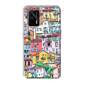 Colorful Alley Phone Customized Printed Back Cover for Realme X7 Max 5G