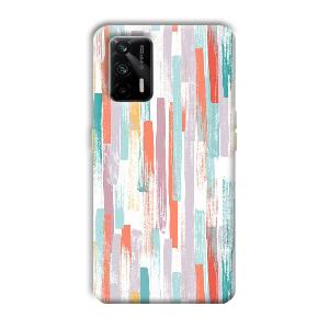 Light Paint Stroke Phone Customized Printed Back Cover for Realme X7 Max 5G