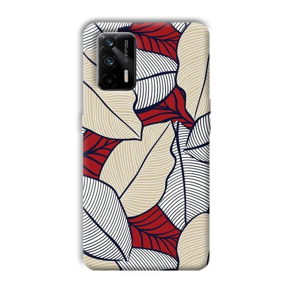 Leafy Pattern Phone Customized Printed Back Cover for Realme X7 Max 5G