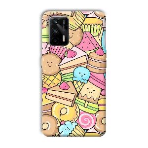 Love Desserts Phone Customized Printed Back Cover for Realme X7 Max 5G