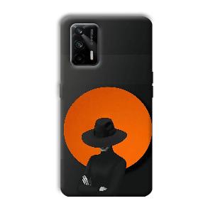 Woman In Black Phone Customized Printed Back Cover for Realme X7 Max 5G