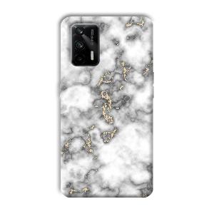 Grey White Design Phone Customized Printed Back Cover for Realme X7 Max 5G