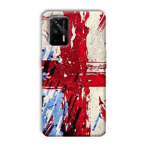 Red Cross Design Phone Customized Printed Back Cover for Realme X7 Max 5G