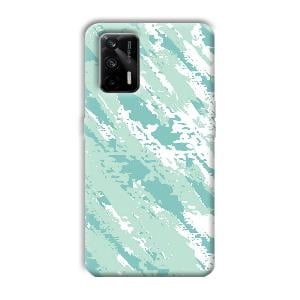 Sky Blue Design Phone Customized Printed Back Cover for Realme X7 Max 5G