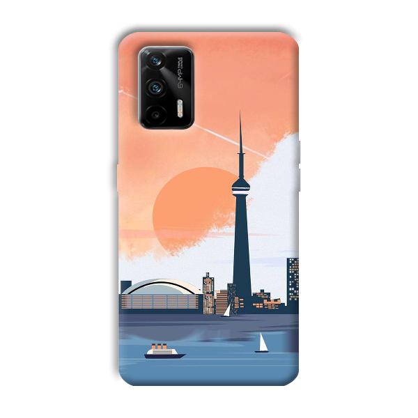 City Design Phone Customized Printed Back Cover for Realme X7 Max 5G
